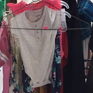 3m Carter’s girls onesies and leggings